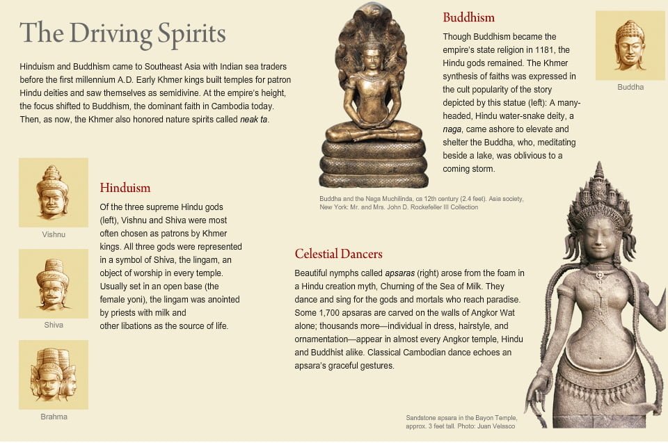 National Geographic's page on Divine Spirits of the Khmers