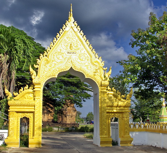 Entrance to the Khmer temple of Sikhoraphum in Northeastern Thailand.