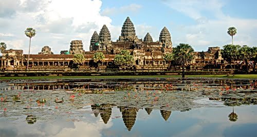 The Khmer temple of Angkor Wat: a 12th century model of heaven on Earth.