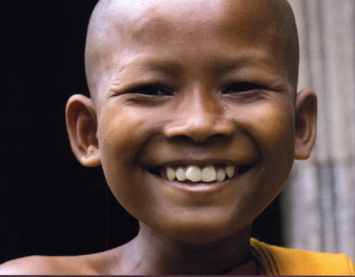 To-Cambodia-With-Love-Young Cambodian monk by Tewfic EI-Sawy.