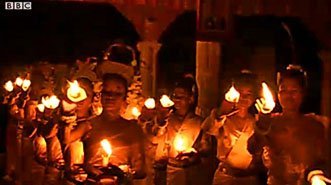 Sacred dancers from the Nginn Karet Foundation for Cambodia school learn the ancient art of Angkor as a spiritual practice.