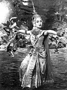 Khmer dancer 1911-George Grosler Earth in Flower Book Review by Theater Research International