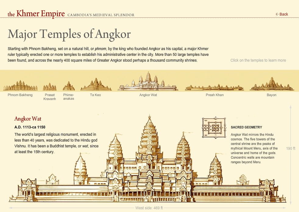 Angkor Wat Interactive on National Geographic