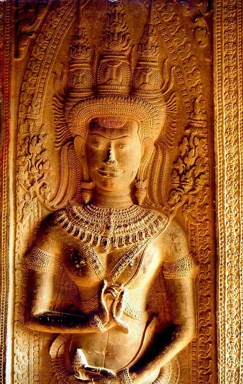 angkor-wat-devata-central-tower Angkor Wat Research on Anna Maria Island Florida
