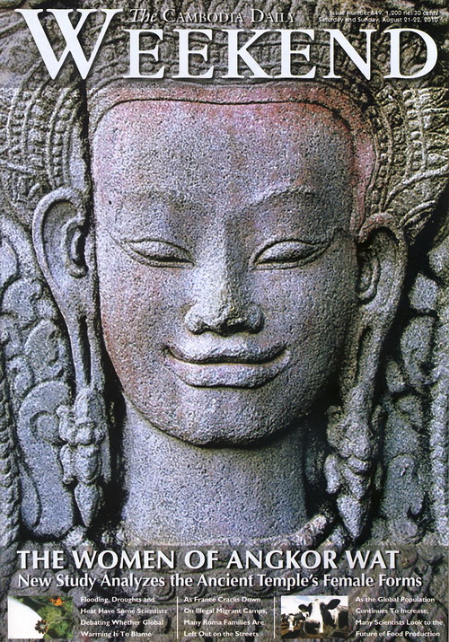 The Cambodia Daily's Weekend featuring the mysterious Angkor Wat women who fill the ancient Hindu temple.